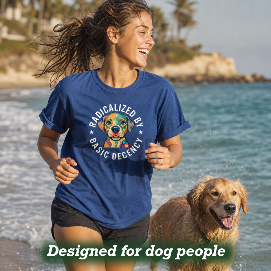 Collection of Dogs related T-shirts from The Peaceful Printer