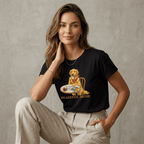 Peaceful Dude Golden Retriever Cafe T-Shirt