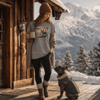Retro French Bulldog Skateboard T-Shirt