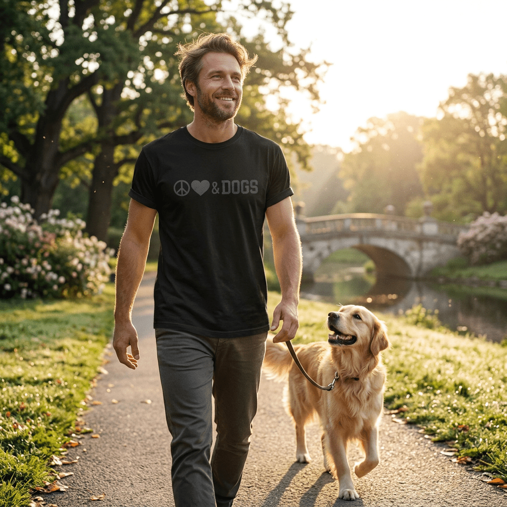 Peace Love & Dogs T-Shirt