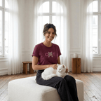 Psychedelic CAT Peace Sign T-Shirt