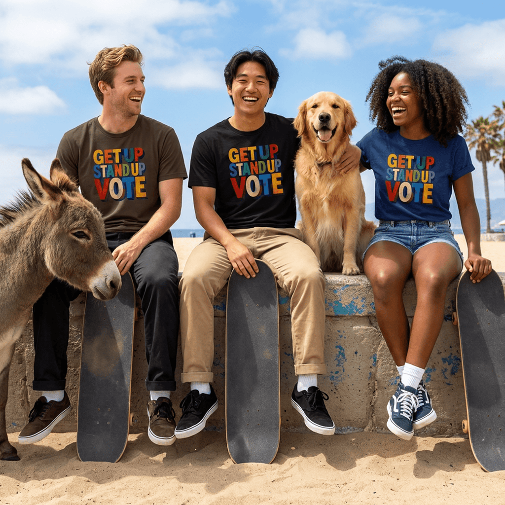 Get Up Stand Up Vote T-Shirt