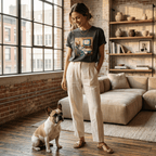 Cozy French Bulldog TV Night T-Shirt